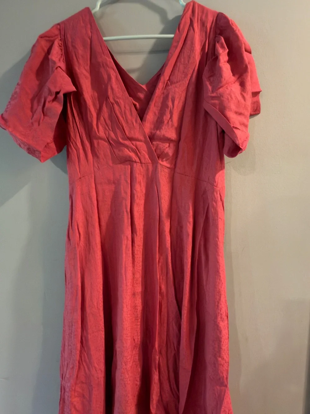 Ted Baker Rose Pink Textured Slip Dress - Picture 5 of 5